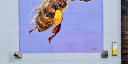 Honey bee street art, Bristol