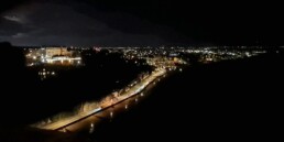 View from Clifton Suspension Bridge at Night